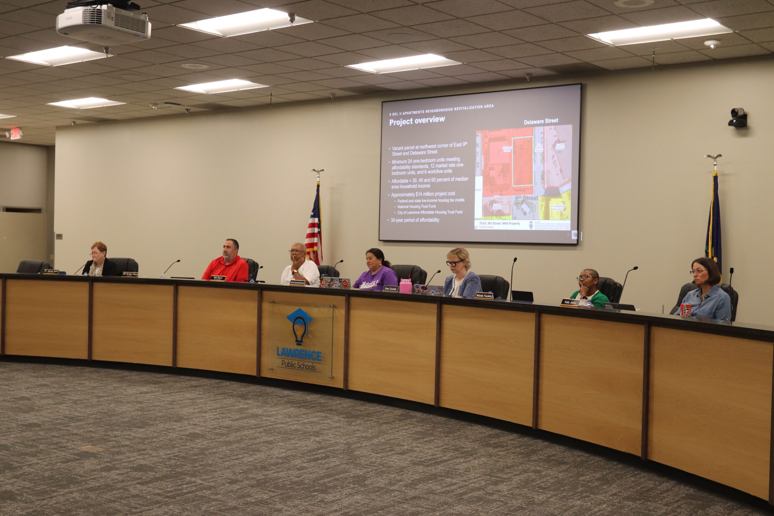 Lawrence school board members adopt 2025-2026 budget with slight ...